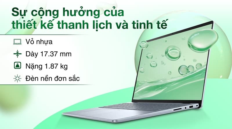 Laptop Dell Inspiron 16 5640 N6I7512W1 (i7-150U, 2x8GB, 1TB SSD, 15.6" FHD, Win 11, Silver)