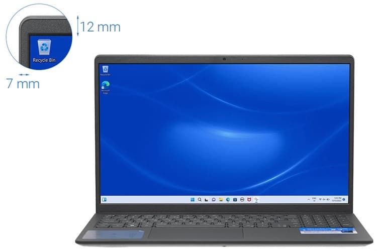 Laptop Dell inspiron 3520 (core I3 1215u/ ram 8gb/ ssd 512gb/ 15.6 inch fhd/ Win 11/ màu đen) VT